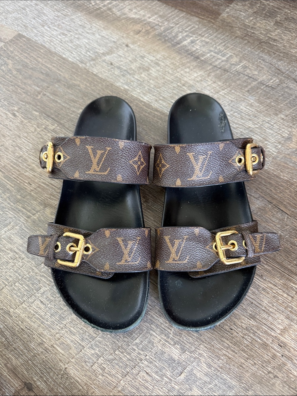 Louis Vuitton Monogram Bom Dia Mule Sandals